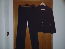 Damen Hosenanzug 2-teilig, Esprit  Gr. 36 Hose Gr. 34 In Braun