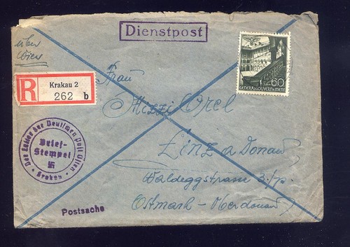 Dienstpost reco beleg krakau - reco,
