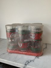 6 X Coca Cola Glas 0,3l alt selten Nostalgie Retro 80er Jahre  OVP
