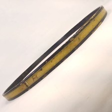 Slingerland 24 " Cloud Abzeichen Radio King Bassdrum Reifen / Felge Gold Sparkle