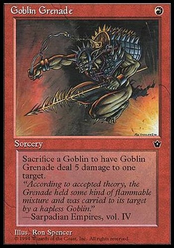 Goblin grenade - grenade, (version