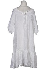 120%lino Kleid Damen Dress Damenkleid Gr. EU 38 (IT 44) Leinen Weiß #6lzynxw