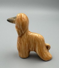 Kleine Porzellan Keramik Figur Afghanischer Windhund 5,5 cm