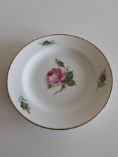 Meissen rote Rose Kuchenteller