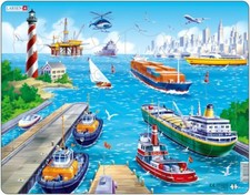 Larsen Puzzle Motiv Hafen