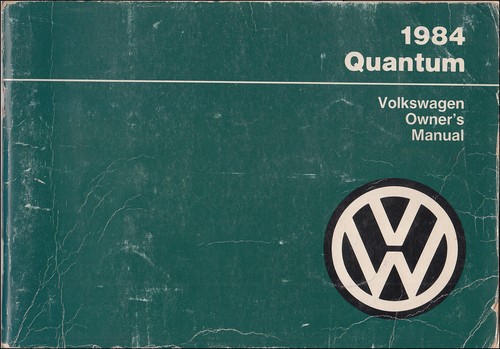 1984 quantum fahrerhandbuch - 1984,