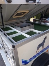 Wt – Metall  2  Boxen, Hundeanhänger ￼