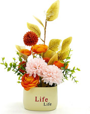 Herbstdeko Kunstblumen Herbst Dekoration Herbststrauß - Künstliche Herbstblumen 