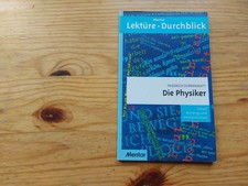 Lektüre: Durchblick - Die Physiker (Dürrenmatt)