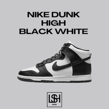 Nike Dunk High Black White