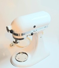 KitchenAid Classic in weiß mit zusätzlicher Glasschüssel und Fleischwolf