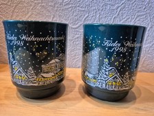 2 x Becher Tasse Glühwein Kieler Weihnachtsmarkt 1998
