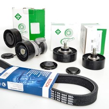 BOSCH 7PK1855 Keilrippenriemen-Satz + Spanner für BMW 1er 3er N54B30A