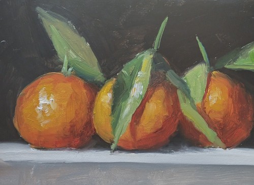 Oranges ölgemälde - oranges,