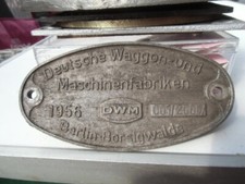 Waggonschild Deutsche Waggon