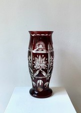 Vase Böhmisches Überfangglas