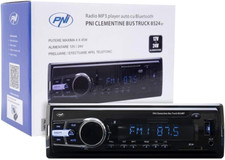Radio MP3 Player Auto PNI Clementine Bus LKW 8524BT 4X45W, RDS, 12V / 24V 1 DIN 