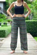 Hose bunt Haremshose Pumphose