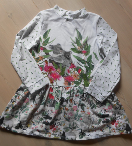 Leichtes jersey kleid - kleid, gr