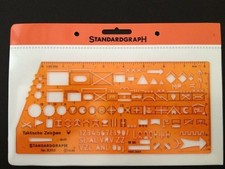 TAKTISCHE Schablone (Bundeswehr) - standardgraph 8353  -NEU & OVP Rechnung