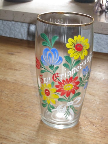 Bierglas alt vor 1950 mit