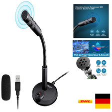 USB Mikrofon Standmikrofon 360