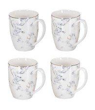 4er Set Tassen Marmor Optik