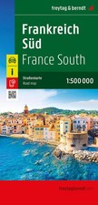 Frankreich Süd, Straßenkarte