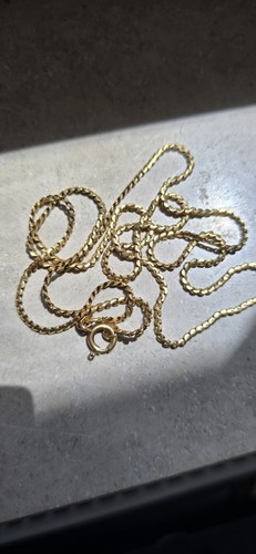 Halskette 750 gelbgold - halskette,