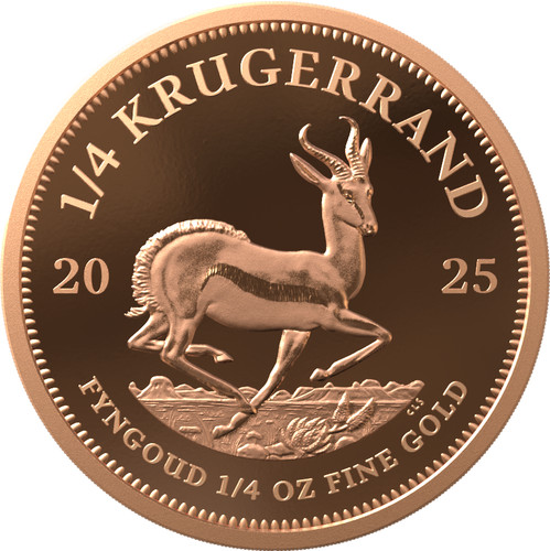 Unze gold krügerrand 2025 - 1/4,