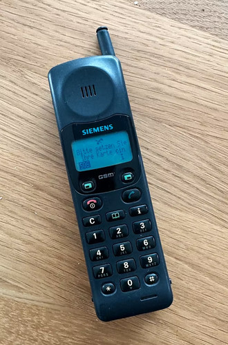 Mobiltelefon vintage siemens - vintage,