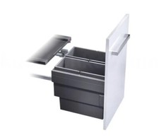 Hailo Abfallsammler 50cm Unterschrank Auszug CS Slide 50.2/46 Cargo Synchro 46 L