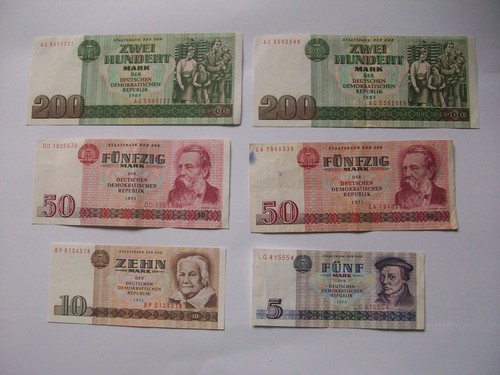 Original ddr geldscheine - 6,