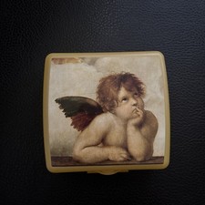 Tupperware Brotdose Sandwichbox Lunchbox Snackbox Pausenbox gelb Glitz Engel RAR