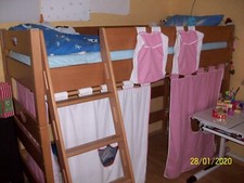 Paidi Hochbett, Spielbett, Jugendbett "Varietta" Buche im top Zustand