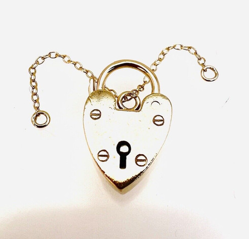 Vintage 9ct hell gold herz - hell,