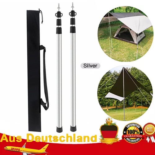 Teleskop zeltstange alu - zeltstange,
