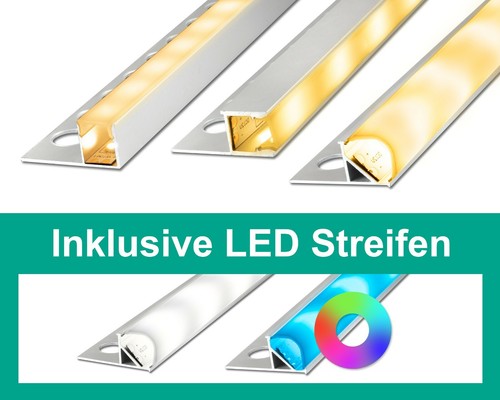 Fuchs led fliesenschiene - 2,5m,