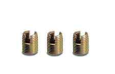 20 Stück Ensat® Gewindereparatur-Einsätze M6, mit Seitenschlitz verzinkt Gelb