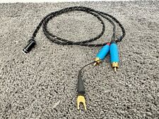 WSS Kabel KS3 Platin High End Phonokabel SME Stecker auf Cinch in 1,5m