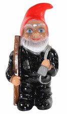 Gartenzwerg Garten Zwerg Figur Schornsteinfeger aus Kunststoff Höhe 29cm stehend