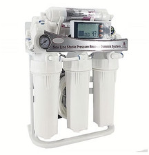 9 Stufen 800 GPD Umkehr OsmoseWasser Anlage directflow Biophotonen Gut bewertet