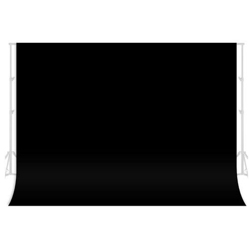 Fotohintergrund schwarz 2x1 - fotohintergrund, 2x1,5m