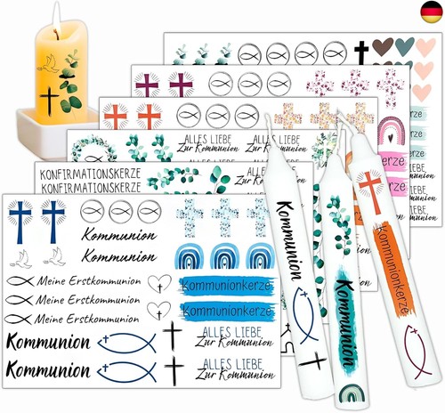 Kerzentattoos kommunion - kerzentattoos,