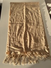 Schal rosa beige - h&m, fransen