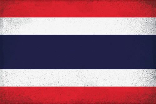 Holzschild 18x12 thailand flag - holzschild,