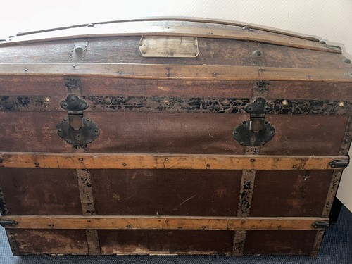 Antike truhe aus 1841 - truhe,