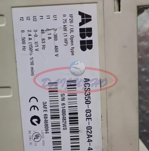 1pc used abb acs350 - 1pc,