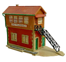 Kibri 37805 Spur N Stellwerk Stuttgart-Feuerbach Bausatz gebaut TOP