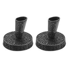 2 Stück Stifthalter aus Metall,Schreibtisch-Stifteständer für Bürobedarf,schwarz